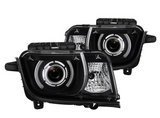 Spyder® PRO-JH-CCAM10-LED-BK - Black LED Halo Projector Headlights 