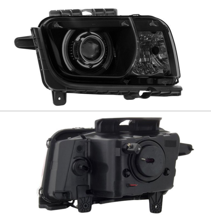 Spyder® PRO-JH-CCAM10-LED-BSM - Black/Smoke LED Halo Projector Headlights 