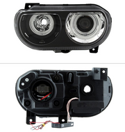 Spyder® PRO-JH-DCHAL08-CCFL-BK - Black CCFL Halo Projector Headlights 