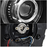 Spyder® PRO-JH-CCAM10-LED-BK - Black LED Halo Projector Headlights 