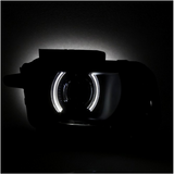 Spyder® PRO-JH-CCAM10-LED-BSM - Black/Smoke LED Halo Projector Headlights 
