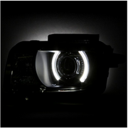 Spyder® PRO-JH-CCAM10-LED-BK - Black LED Halo Projector Headlights 
