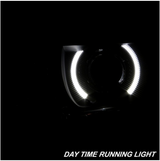 Spyder® PRO-JH-CCAM10-LED-BSM - Black/Smoke LED Halo Projector Headlights 