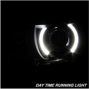 Spyder® PRO-JH-CCAM10-LED-BK - Black LED Halo Projector Headlights 