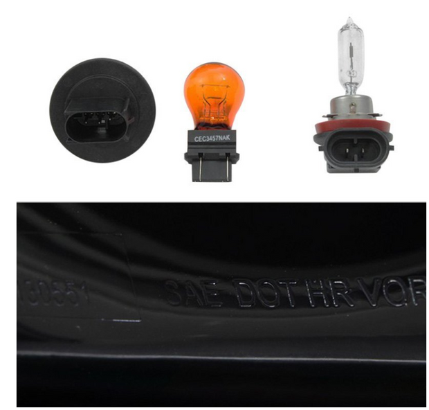 Spyder® PRO-JH-CCAM10-LED-BSM - Black/Smoke LED Halo Projector Headlights 