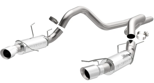 Magnaflow® (12-13) Mustang Boss 302 Competition Series™ 409SS Cat-Back Exhaust System with Split Rear Exit - 10 Second Racing