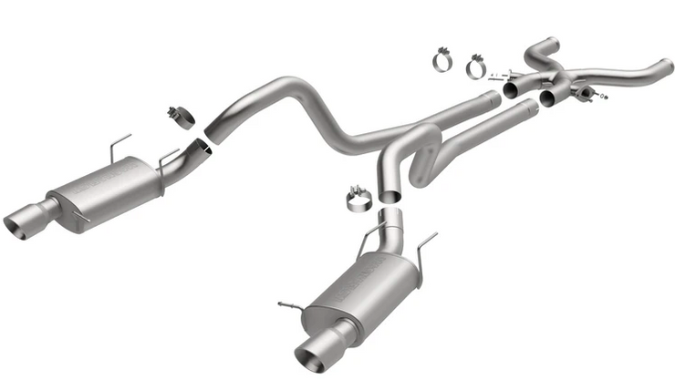 Magnaflow® (12-13) Mustang Boss 302 409SS Street Series™ Cat-Back Exhaust System with Split Rear Exit - 10 Second Racing