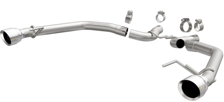 Magnaflow® (15-21) Mustang EcoBoost/V6 Race Series™ 409SS Axle-Back Exhaust System with Split Rear Exit - 10 Second Racing