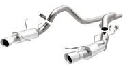 Magnaflow® (11-12) Mustang GT/GT500 409SS Cat-Back Exhaust System with Split Rear Exit - 10 Second Racing
