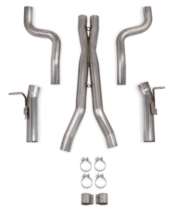 Hooker® (16-21) Camaro SS 304SS Catless Mid-Pipes (Auto Trans) - 10 Second Racing