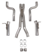 Hooker® (16-21) Camaro SS 304SS Catless Mid-Pipes (Auto Trans) - 10 Second Racing
