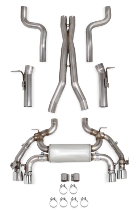 Hooker® (16-21) Camaro SS 304SS Cat-Back Single Transverse System (Auto Trans w/ Hooker LTH) - 10 Second Racing