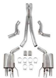 Hooker® (15-17) Mustang GT350 304SS Cat-Back Exhaust System - 10 Second Racing