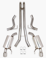 Hooker® (15-17) Mustang V6 304SS Cat-Back Exhaust System - 10 Second Racing