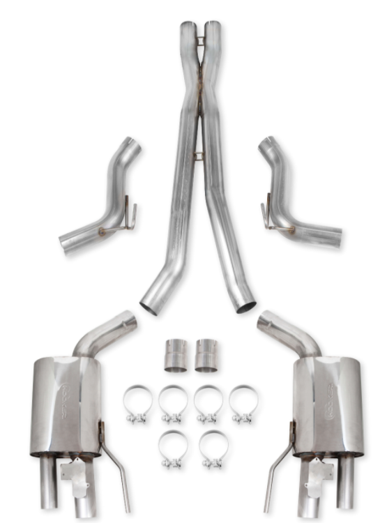 Hooker® (15-17) Mustang GT350 304SS Cat-Back Exhaust System - 10 Second Racing