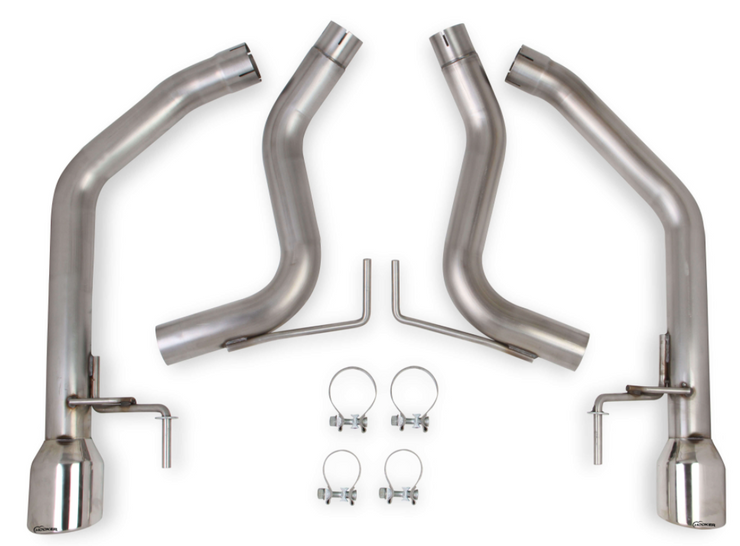 Hooker® (15-17) Mustang V6 304SS Axle-Back Exhaust System - 10 Second Racing