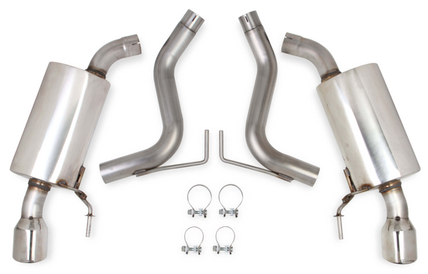 Hooker® (15-17) Mustang V6 304SS Axle-Back Exhaust System - 10 Second Racing