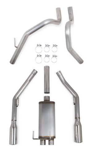 Hooker® (09-18) Ram 1500 304SS Dual Cat-Back Exhaust System - 10 Second Racing