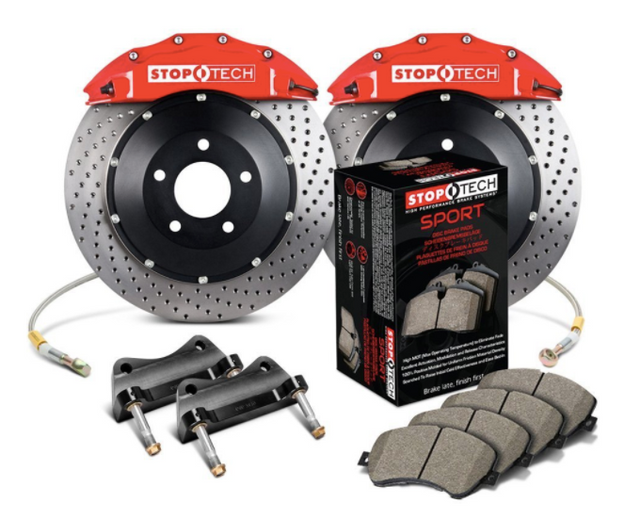 Stoptech® (05-21) Mopar V8 Drilled Big Brake Kit - 10 Second Racing