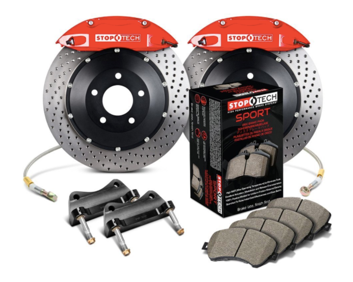 Stoptech® (05-21) Mopar V8 Drilled Big Brake Kit - 10 Second Racing