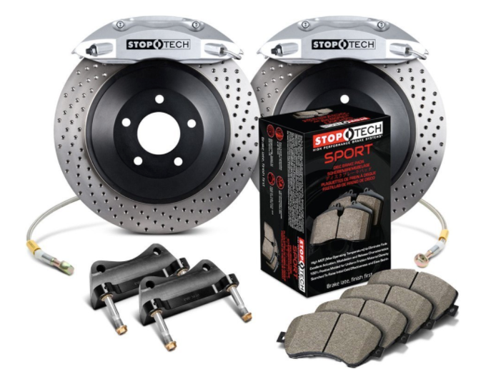 Stoptech® (05-21) Mopar V8 Touring™ Drilled Big Brake Kit - 10 Second Racing