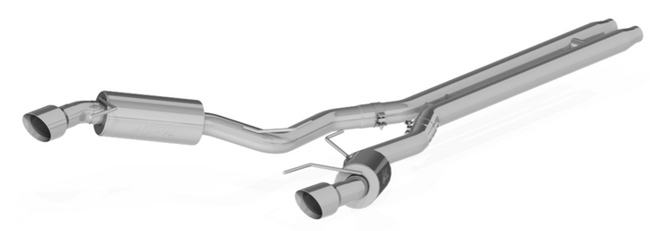 MBRP® (15-17) Mustang GT Coupe Street Series 3" Cat-Back System with 4.5" OD Tips - 10 Second Racing