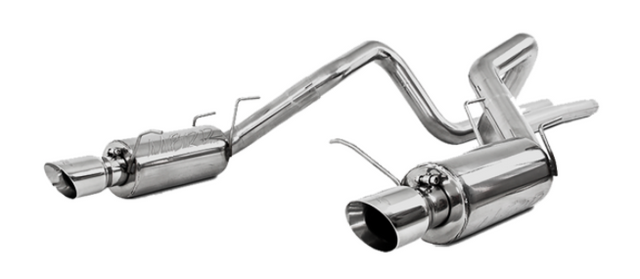 MBRP® (11-14) Mustang GT 3" Street Series 409SS Cat-Back System with 4" OD Tips - 10 Second Racing