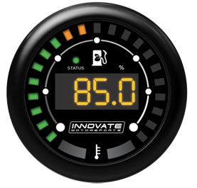 Innovate Motorsports® MTX-D Ethanol Content % & Fuel Temperature Gauge - 10 Second Racing