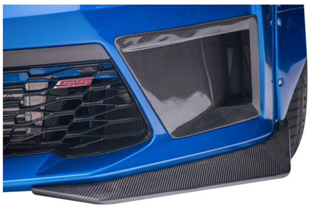 Carbon Creations® (16-18) Camaro V8 DriTech Grid Style Front Bumper Splitter Set