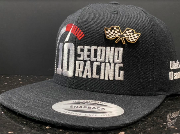 10 Second Racing® Official Race Flags Hat Pin