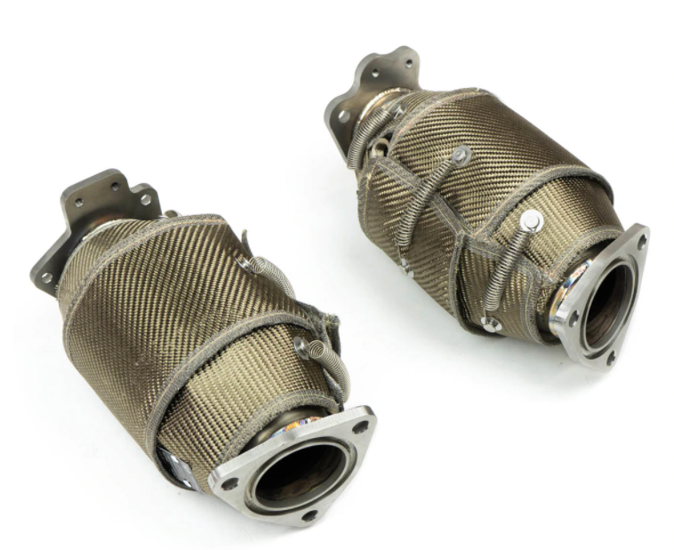 FabSpeed® Corvette C8 Stingray Heat Blanket Wrapped Sport Catalytic Converters