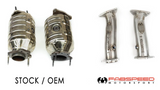 FabSpeed® (20+) Chverolet Corvette Stingray C8 304SS 3" Catless Mid-Pipes