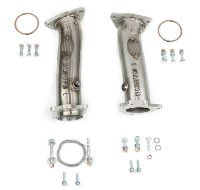 FabSpeed® (20+) Chverolet Corvette Stingray C8 304SS 3" Catless Mid-Pipes