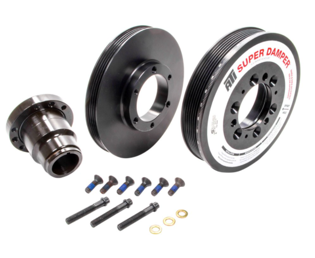 ATI Performance® GM LS1/LS2  Super Damper™ Harmonic Serpentine Damper Aluminum Shell Assembly with A/C Pulley