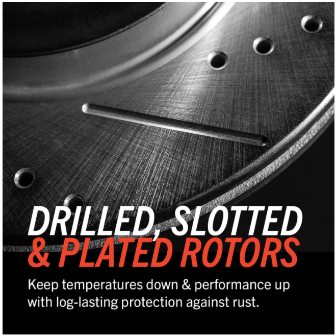 Power Stop® (16-24) Camaro SS 1-Click Street Warrior Z26 Drilled/Slotted Brake Kit