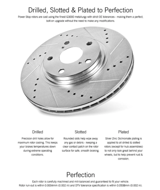 Power Stop® (16-24) Camaro SS 1-Click Street Warrior Z26 Drilled/Slotted Brake Kit