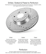 Power Stop® (16-23) Camaro LT 1-Click Street Warrior Z26 Drilled/Slotted Brake Kit