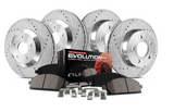 Power Stop® (16-23) Camaro LT 1-Click Z23 Evolution Sport Drilled and Slotted Brake Kit
