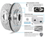 Power Stop® (16-24) Camaro SS 1-Click Z23 Evolution Sport Drilled and Slotted Brake Kit
