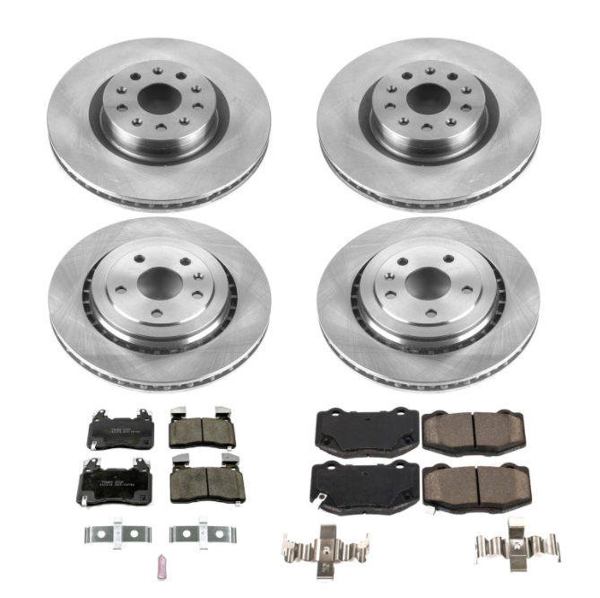 Power Stop® (16-24) Camaro SS 1-Click Autospecialty OE Replacement Plain Brake Kit