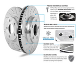 Power Stop® (15-21) Mopar SRT Z26 Street Warrior Brake Kit (6-Piston Front Calipers) - 10 Second Racing