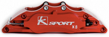 KSport® (08-23) Challenger V8 SuperComp Cross Drilled Fixed Front Big Brake Kit