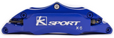 KSport® (08-23) Challenger V8 SuperComp Cross Drilled Fixed Front Big Brake Kit