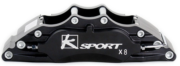 KSport® (08-23) Challenger V8 SuperComp Cross Drilled Fixed Front Big Brake Kit