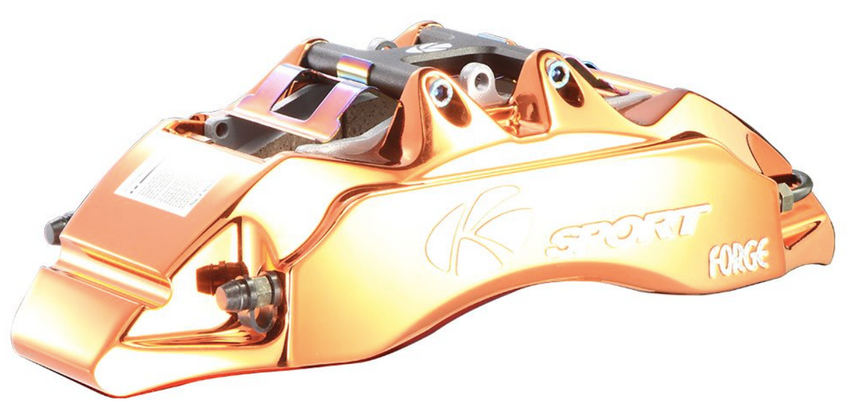 KSport® (08-23) Challenger V8 SuperComp Cross Drilled Fixed Front Big Brake Kit