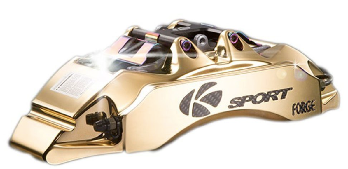 KSport® (08-23) Challenger V8 SuperComp Cross Drilled Fixed Front Big Brake Kit