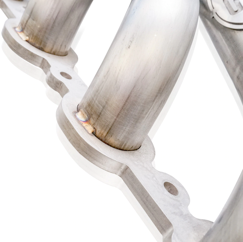 Stainless Works® (19-26) Silverado/Sierra 304SS 1-7/8" x 3" Long Tube Headers with Catted Mid-Pipes