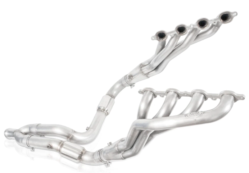Stainless Works® (14-18) Silverado/Sierra 304SS 1-7/8" x 3" Long Tube Headers with Catted Mid-Pipes