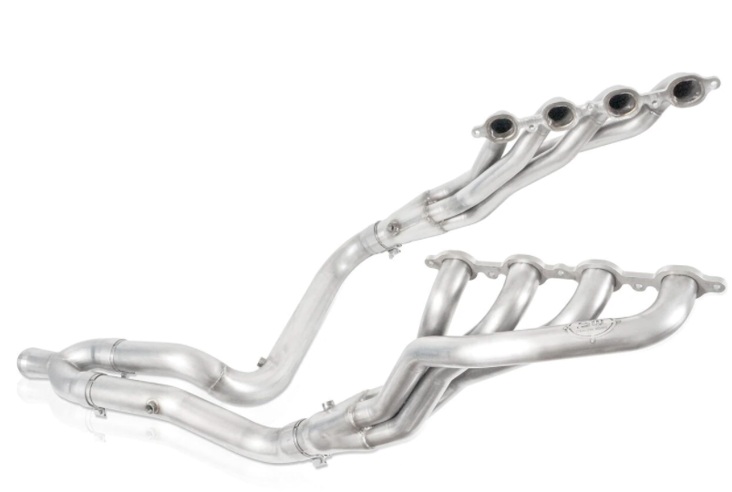 Stainless Works® (14-18) Silverado/Sierra 304SS 1-7/8" x 3" Long Tube Headers with Catted Mid-Pipes