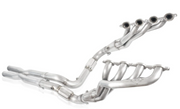Stainless Works® (07-13) Silverado/Sierra 304SS 1-7/8" x 3" Long Tube Headers with Catted Mid-Pipes (Crew/Double Cab)